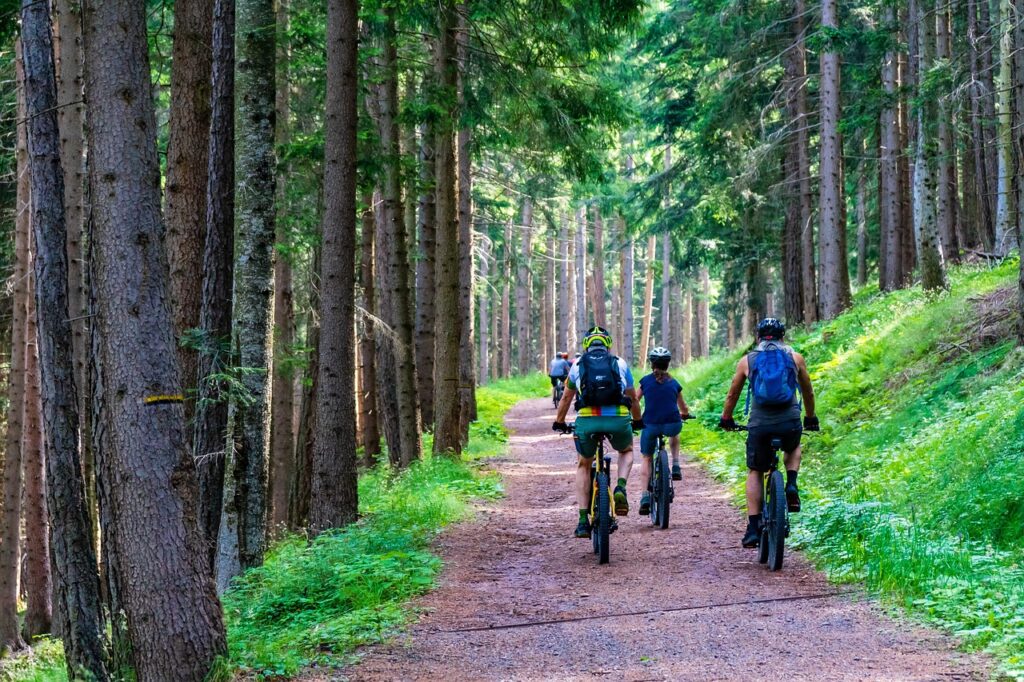 vtt montagne famille
