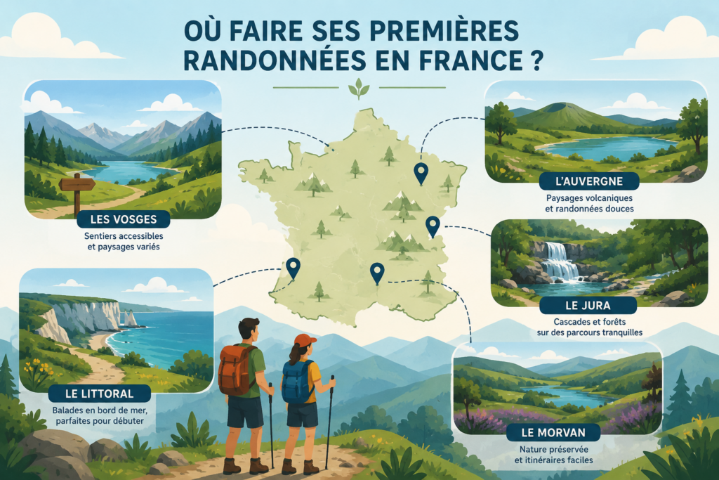 Randonnée début : randonnée en France