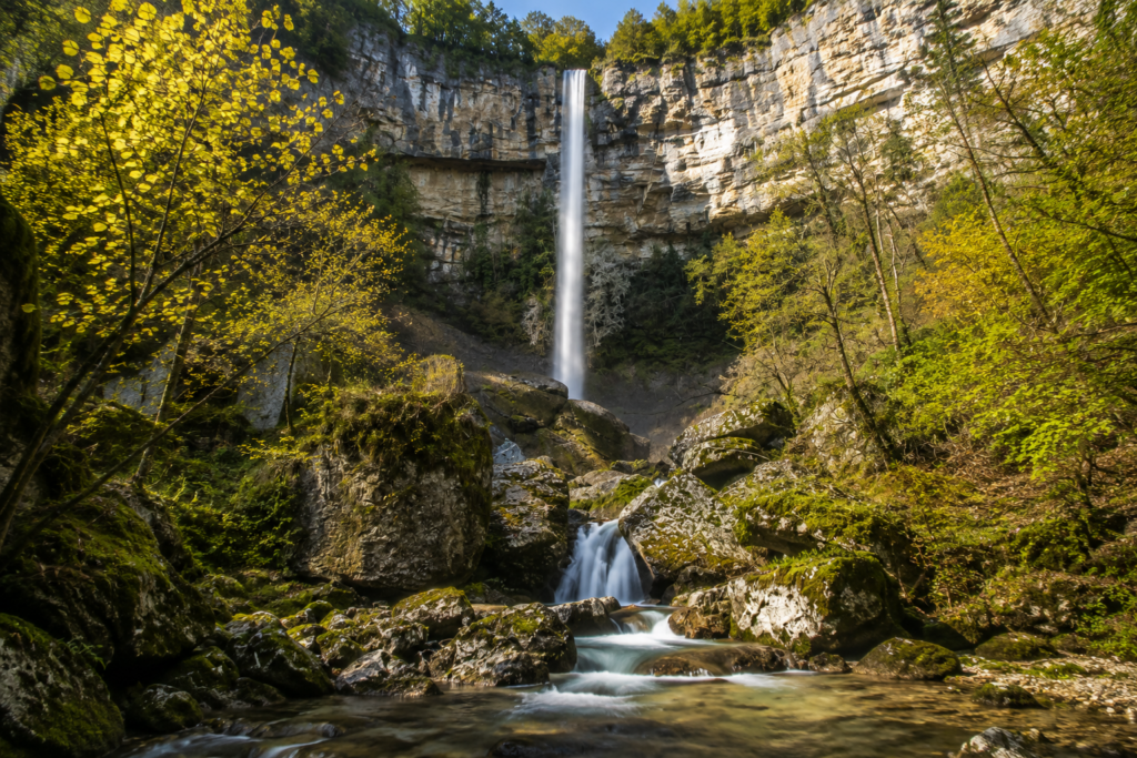 randonnée autour de Lyon avec cascade : cascade de Cerveyrieu