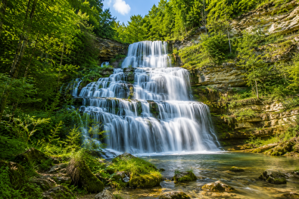 randonnée autour de Lyon avec cascade