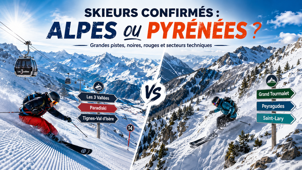Alpes ou Pyrénées : skieurs confirmés