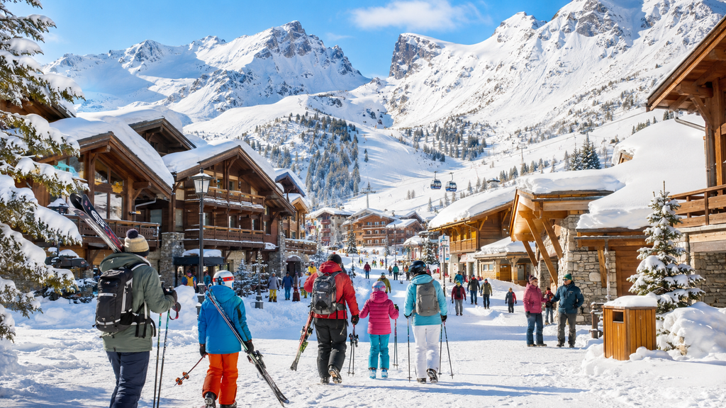 Station de ski piétonne : où partir pour des vacances sans voiture ?