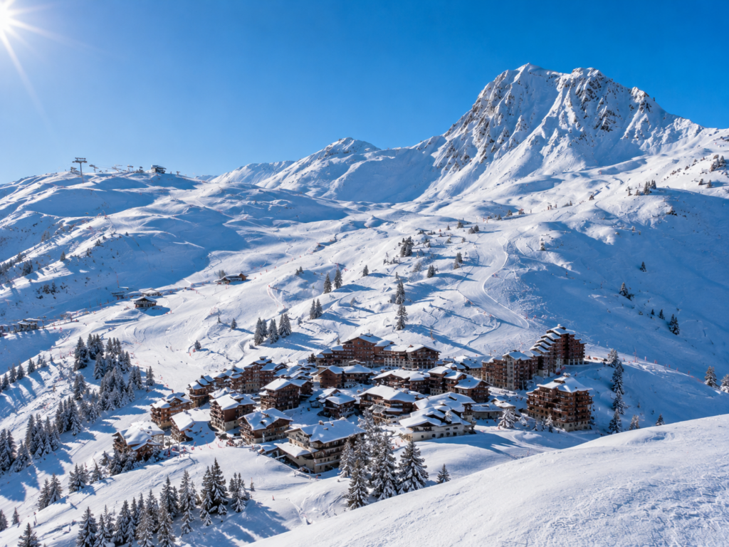 station de ski piétonne