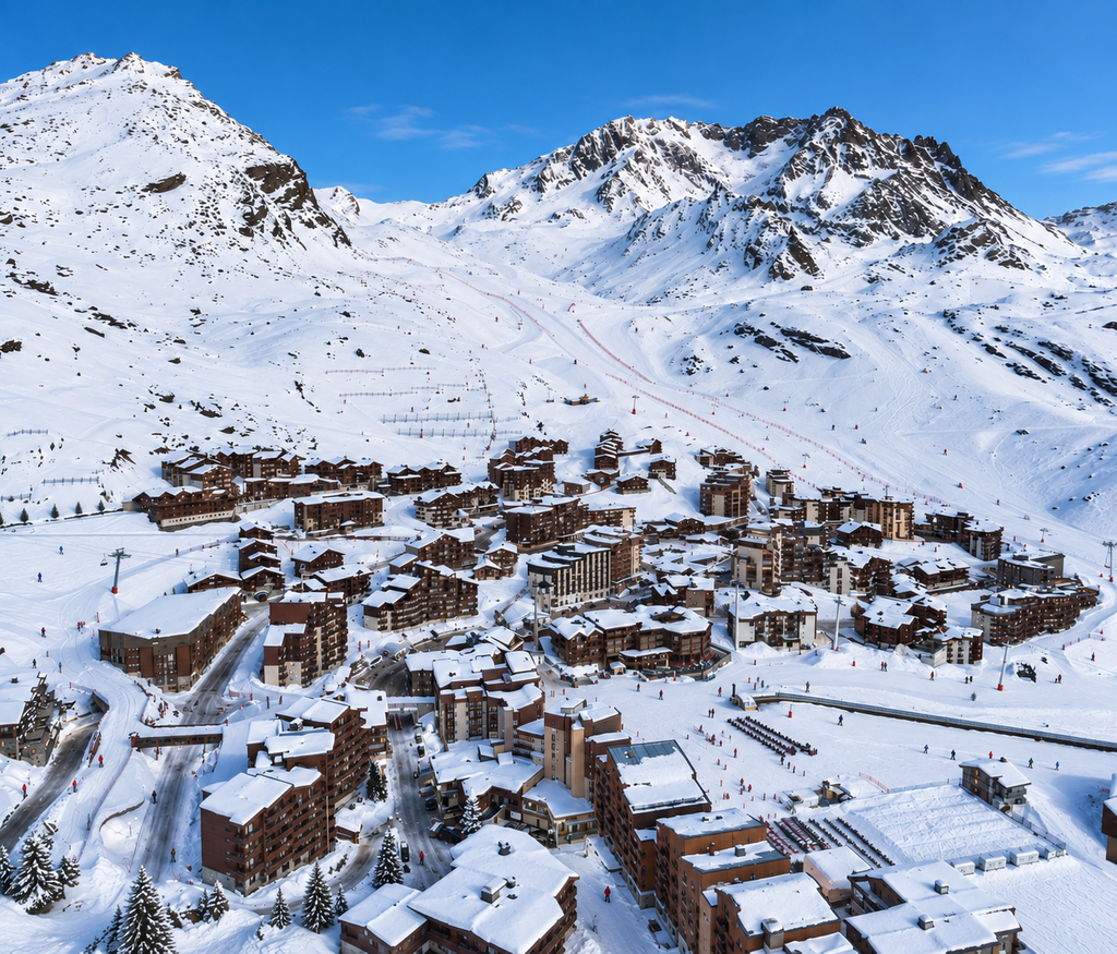 Val Thorens ski en décembre